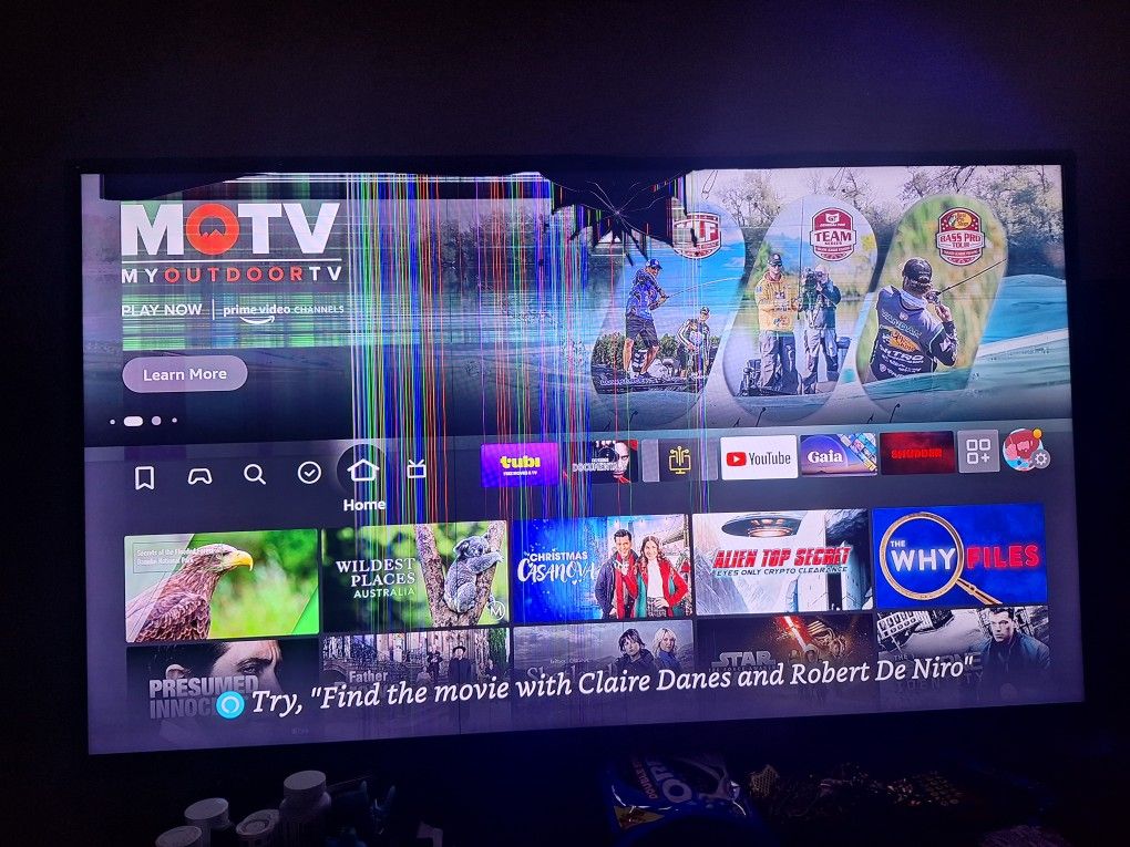 Insignia 55 Inch " TV LED minor Damage Still Works