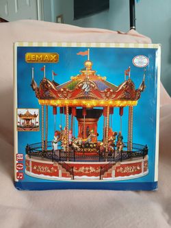 NEW Lemax Elegant Equestrian Carousel