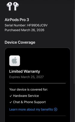 AIRPODS GEN 3 —used once