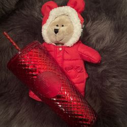 Starbucks Tumbler With Bear