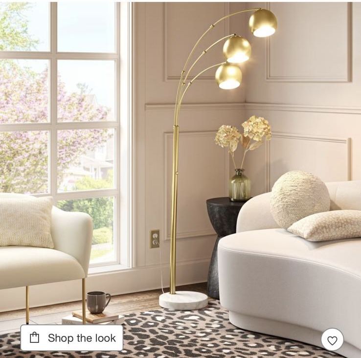 Three Bulb/ Light Floor Lamp