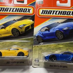 Matchbox 2023 Toyota Supras (2)