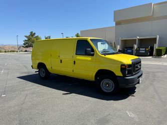 Ford yellow van