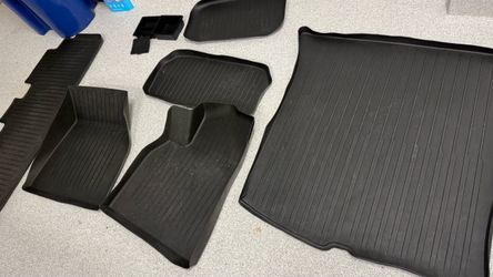 OEM Tesla Model Y All-Weather Mats & Accessories Bundle (2020-2024)