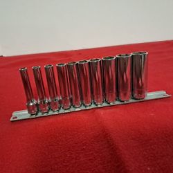 Snap-On 110STMY 10pc 1/4" Drive SAE Deep 6pt