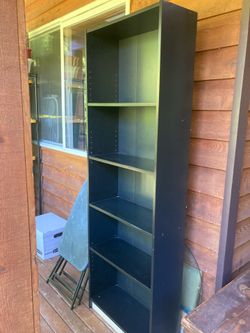 Black book shelf