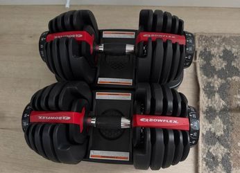 Bowflex adjustable dumbells