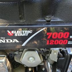 Honda Powerboss Generator 7000 12000 