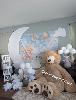 8ft Tall Stuffed Teddy Bear Valentine's