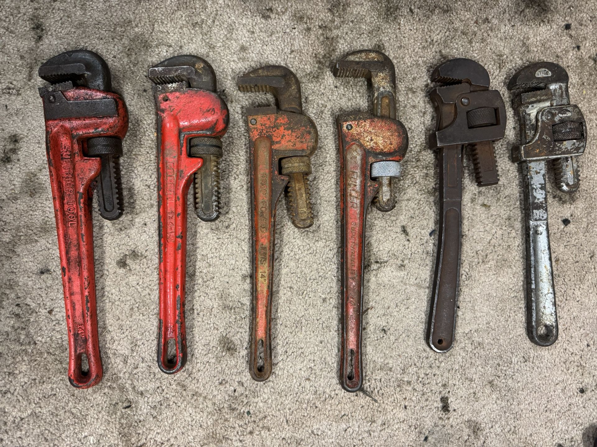 Various Pipe Wrench’s