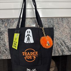 Trader Joes Mini Tote Bag, Halloween, Designer 