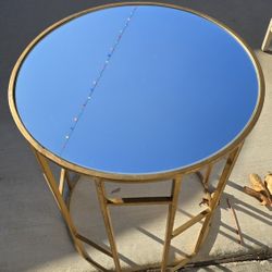 Circular Mirrored Table 