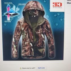 Simba Shark Skin Military Tactical Camo Jacket