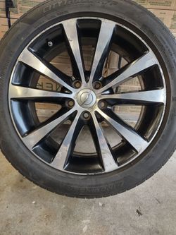 2012 Chrysler 200s wheel new tire 225/50/18