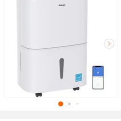 Shinco 150 Pints White Dehumidifier with Pump and WiFi for Home, 7000 sq.ft., Drain Hose, Auto Defrost, Continuous Drain