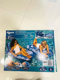 New AGUA POOL LOUNGE AND TANNER (2 pack ensemble)