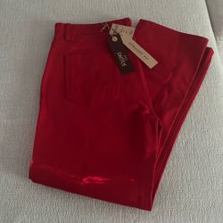 red Denim Jeans 