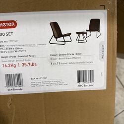 Keter Rio 3pcs Outdoor Furniture Set New 