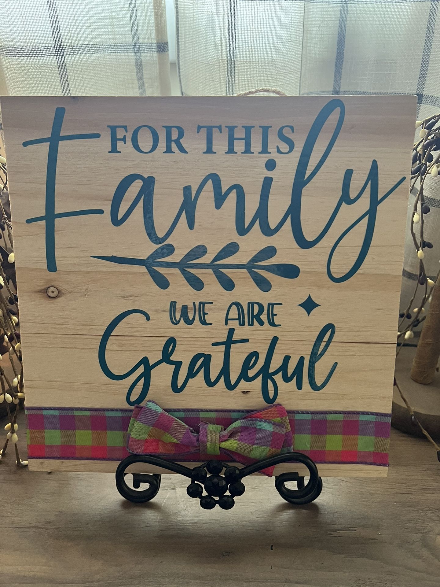 Family Is Greatful Decoration
