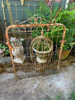 Vintage Chippy Iron Gate