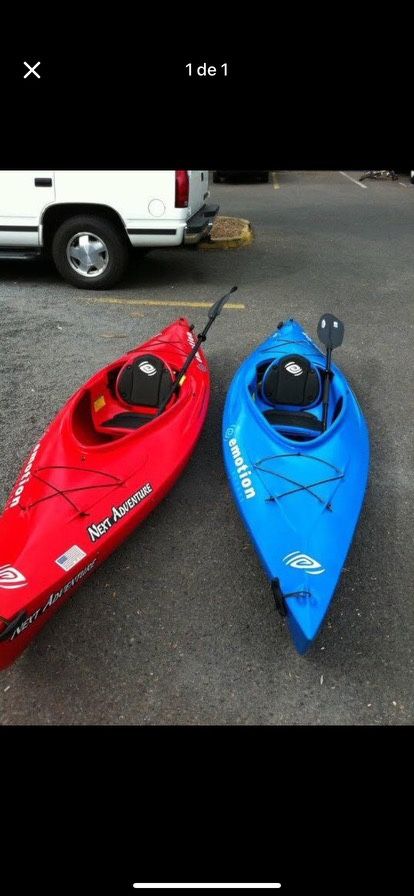 Pair Of Emotion Kayaks Sold Together Or Seperately