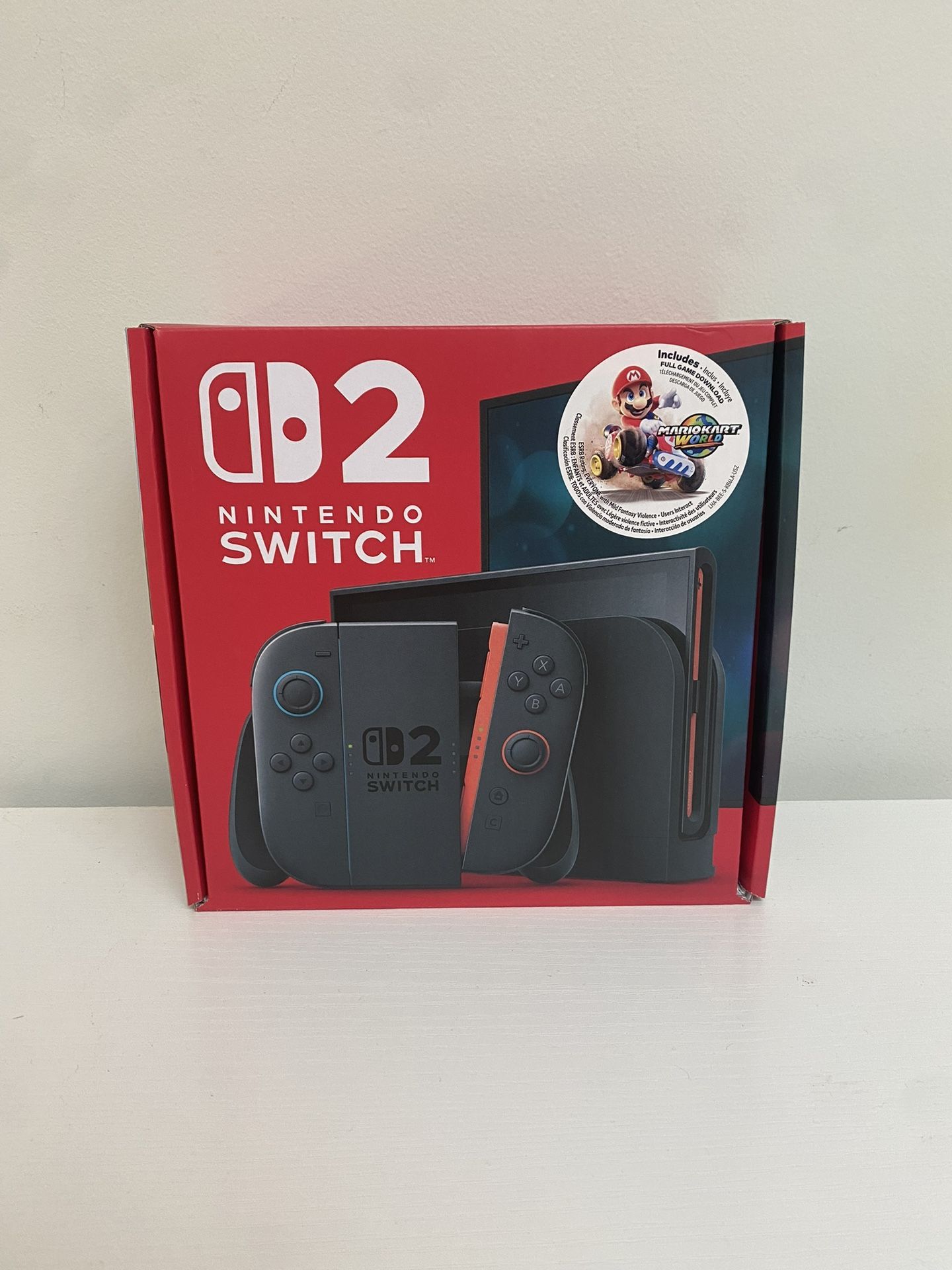 Nintendo Switch 2 + Mario Kart World Bundle Video Game Console 2025