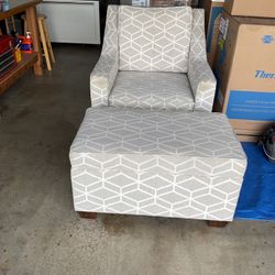 Chair & Ottoman