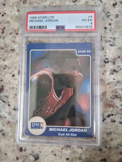 1985 Star Lite Michael Jordan Card