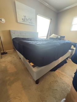 Queen Bed-frame and matress