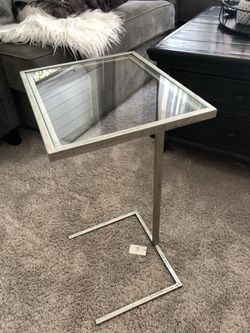 C Curve Beverage Side End Table