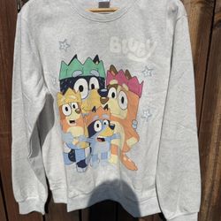 BRAND NEW ADULT BLUEY SWEATSHIRT SIZE LARGE