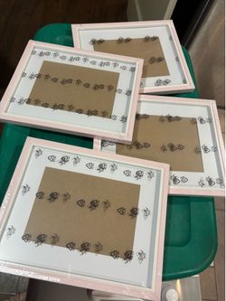 Brand New Picture Frames Lot - Pink and Blue Frames - accepting offers