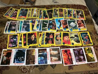 59 Vintage Movie Cards from fly,Fright night,alien,TMNT,Elm street and more  19 Harry and the Henderson  17 Teenage Mutant ninja turtles  15 Dick Trac