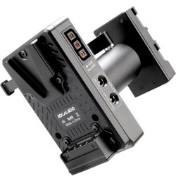 Adjustable Fully Decoded V-Mount Battery to BP-U Series Battery Conversion Adapter Plate, Replace of BP-U90/U96/U60/U30 Batteries- for Sony PXW-FX9/FX