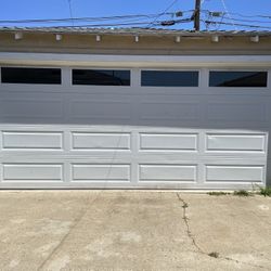 Garage Door, double wide, 16' by 7'