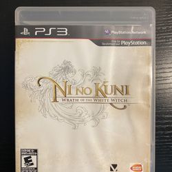 Ni No Kuni: Wrath Of The White Witch For Sony PlayStation 3 Complete In Box