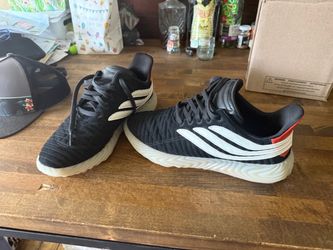 Black adidas sobakov sneakers