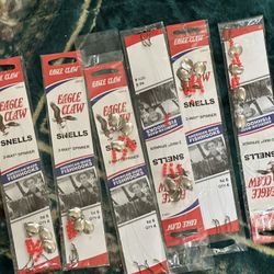 Eagle Claw Snells Fish Hooks 