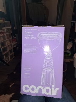 Conair Steam & Press with Turbo Handheld Garment Steamer - New Open Box