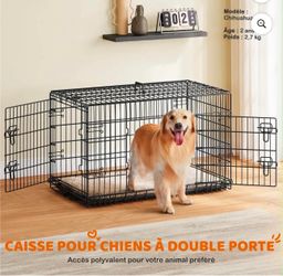 Foldable dog cage