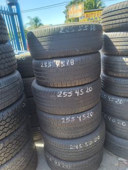 4 Llantas Casi Nuevas 245'55'18