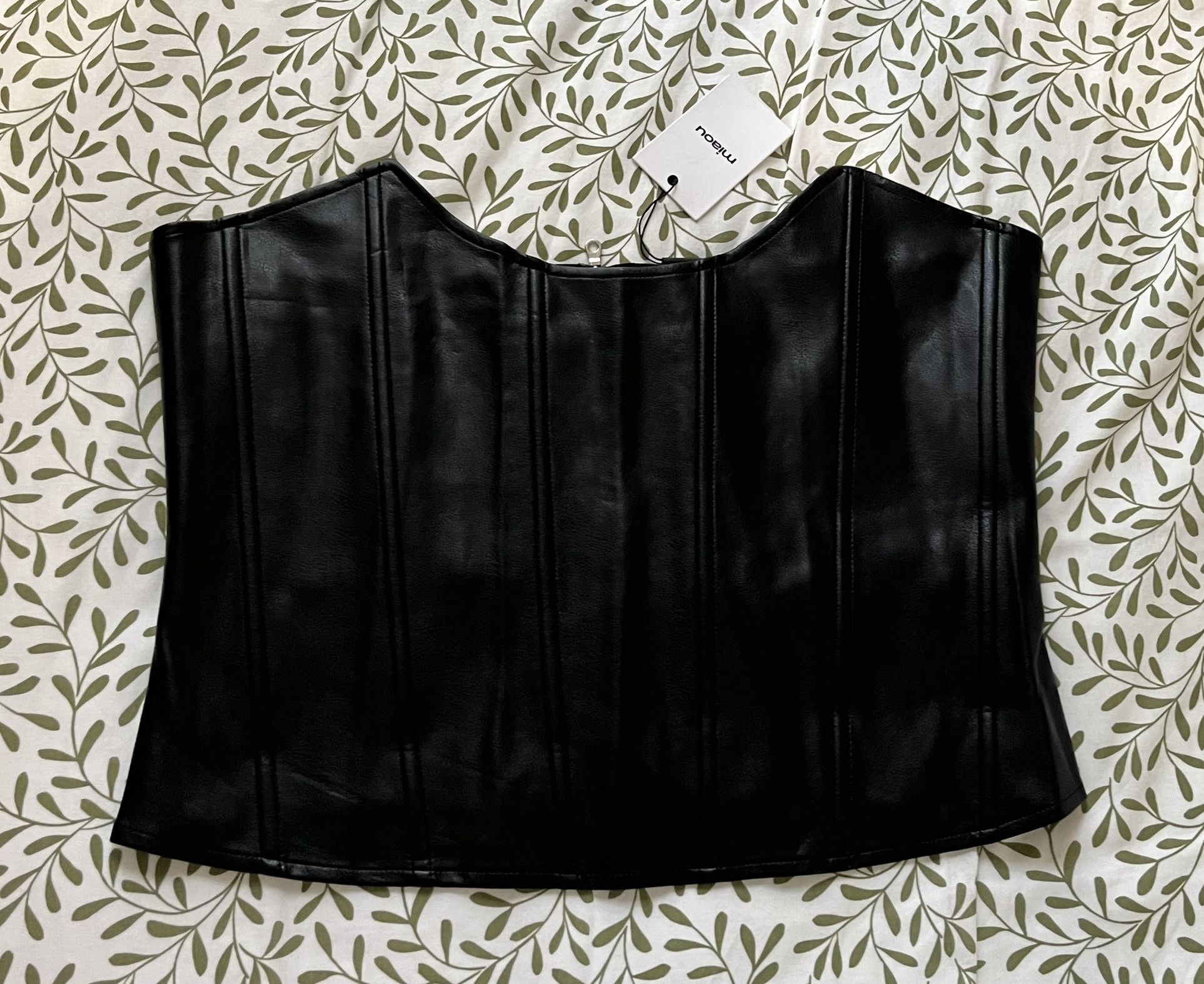 Miaou Leia Corset Vegan Leather XL