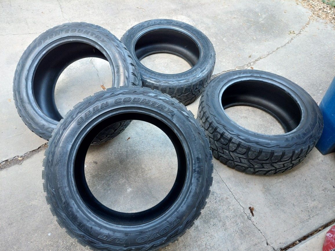 35x12.50r22 Toyo RT/ 22" Tires