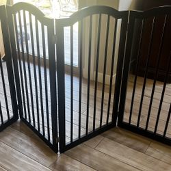 Brown wood gate