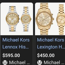 Michael Kors Watches His And Hers