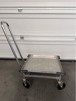 Metal platform cart dolly