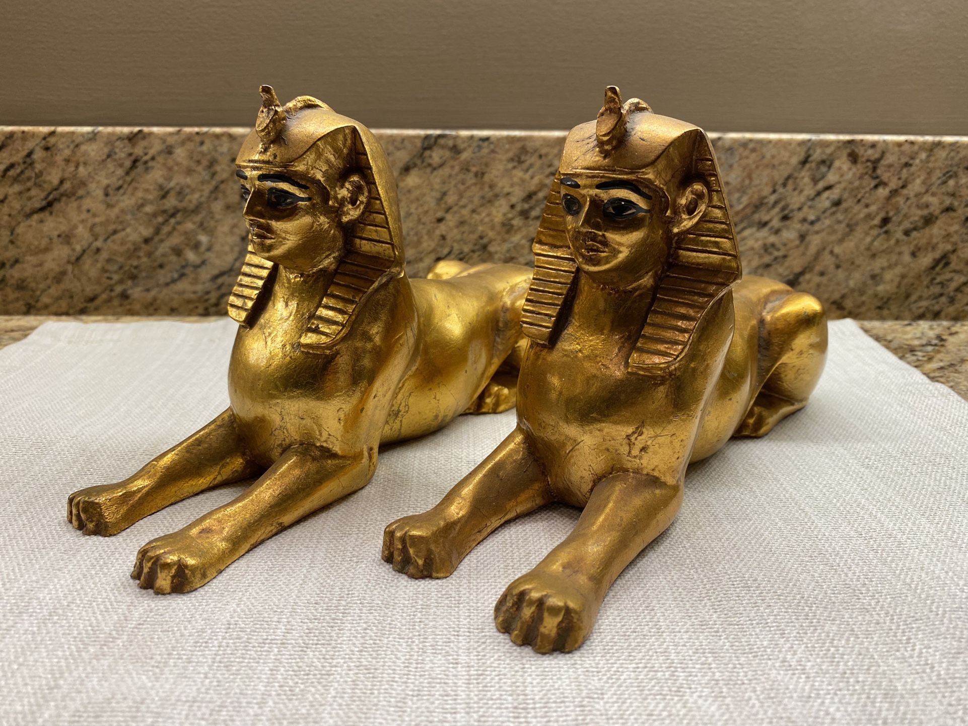 Mid Century Sphinx Statues