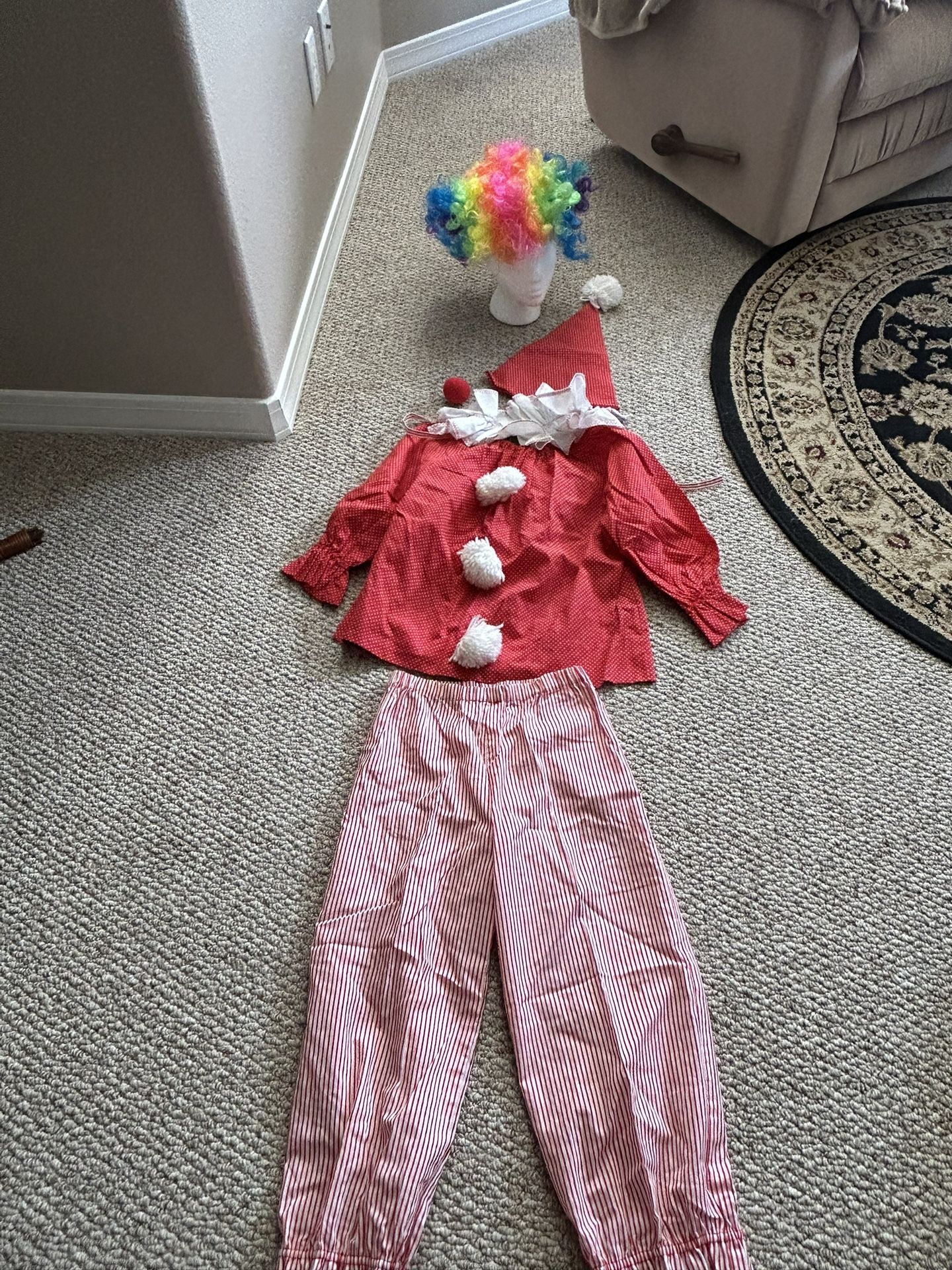 Clown Halloween Costume Handmade-kid