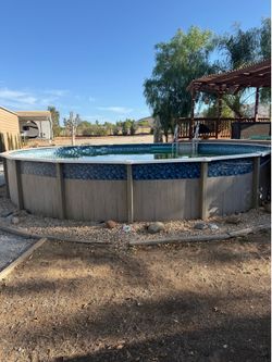 Above ground Aluminum pool