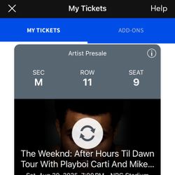 THE WEEKND FLOOR TICKETS HOUSTON AUGUST 30th